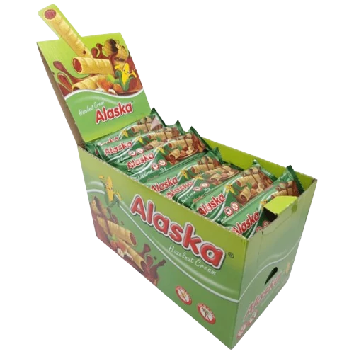 Alaska mogyoró ízű krémes kukoricarúd kínáló 48×18 g