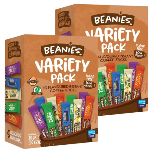Beanies Ízesített instant kávé válogatás 20 x 2 g – Reform Nagyker