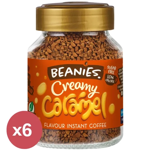 Beanies Krémes–karamella ízesítésű instant kávé 5+1 csomag (6x50 g)