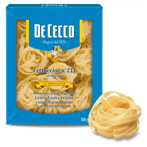 De Cecco Fettuccine N233 500 g– Natur Reform