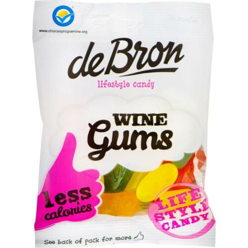 DeBron glutén- és cukormentes &quot;wine gums&quot; gumicukor 100 g