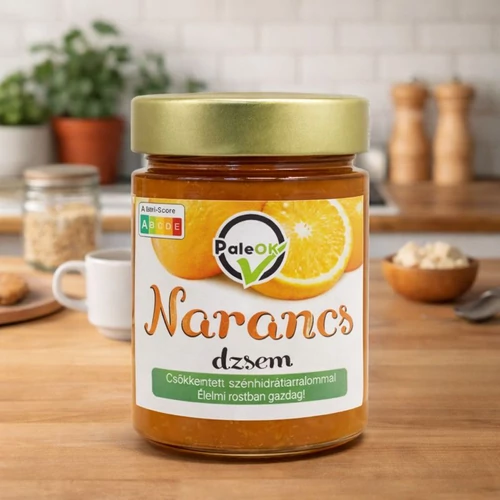 PaleOK Narancs lekvár csökkentett szénhidráttartalommal 380 g – Reform Nagyker