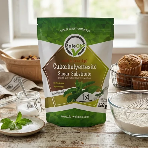 Dia-Wellness PaleOK 1:4 Cukorhelyettesítő Maxi Pack 10X500 g