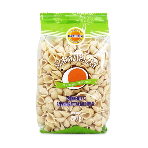 Dia-Wellness Nagykagyló száraztészta 250 g