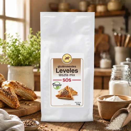 Gluténmentes Vegán Leveles tészta mix sós DUO 2X1 kg