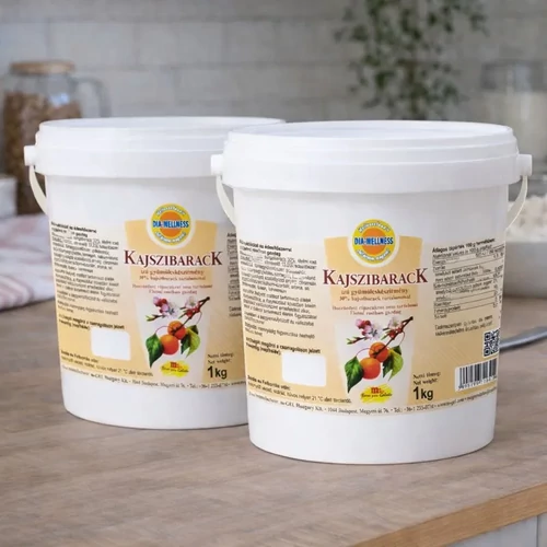 Dia-Wellness Kajszi Lekvár maltittal DUO 2×1000 g – Reform Nagyker