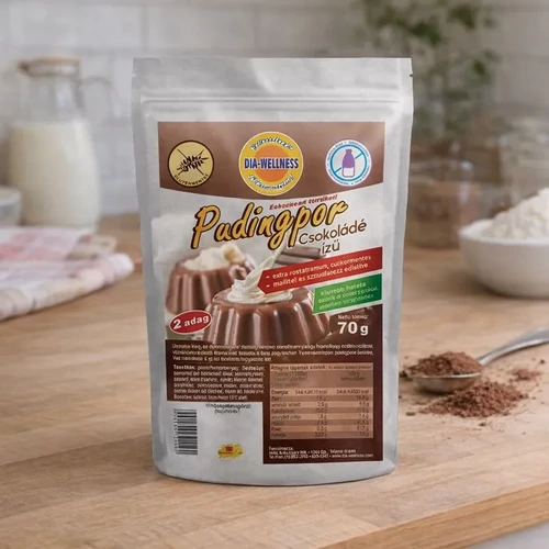 Dia-Wellness Csokoládé ízű cukormentes pudingpor TRIO 3×70 g - Reform Nagyker