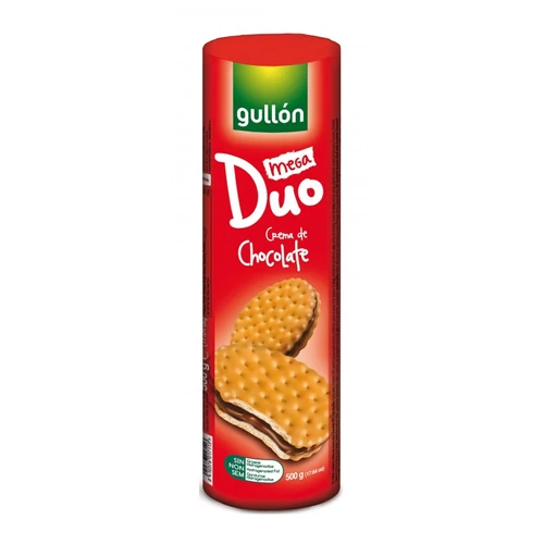 Gullon Mega Duo szendvicskeksz 500 g - Natur Reform