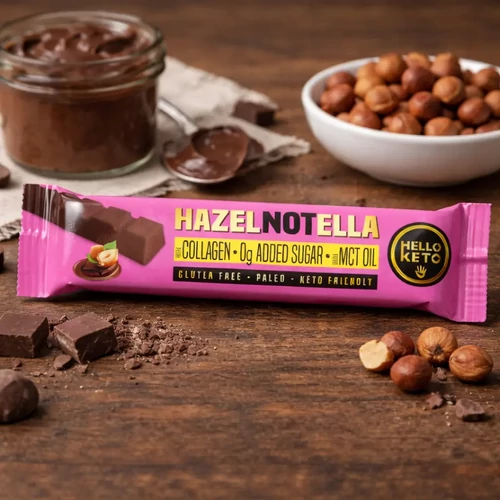 Hello Keto Mogyorókrémes szelet édesítőszerekkel 40 g
