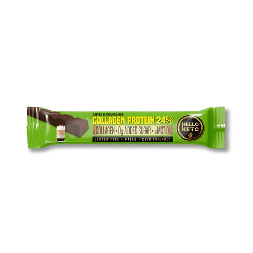Hello Keto Kávé ízű kollagénprotein szelet édesítőszerekkel 40 g - Reform Nagyker