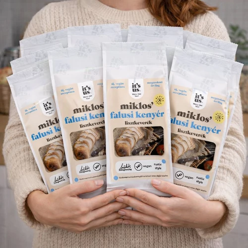It’s us MIKLOS' falusi kenyér gluténmentes lisztkeverék kínáló 12X500 g