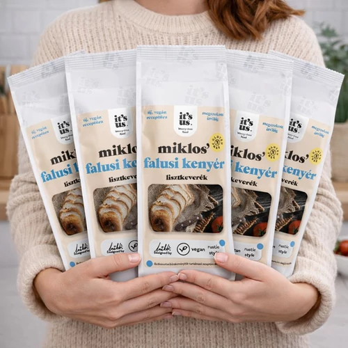 It’s us MIKLOS' falusi kenyér gluténmentes lisztkeverék csomag 5X500 g