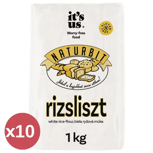 It’s us Kenyérvarázs gluténmentes rizsliszt kínáló 10×1000 g - Natur Reform