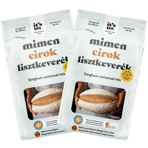 It's us MIMEN Cirok pékáru gluténmentes lisztkeverék DUO 2X1000 g