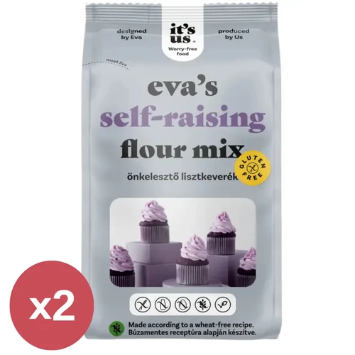 It's us EVA's Self Raising Flour Mix DUO gluténmentes liszt 2×1000 g