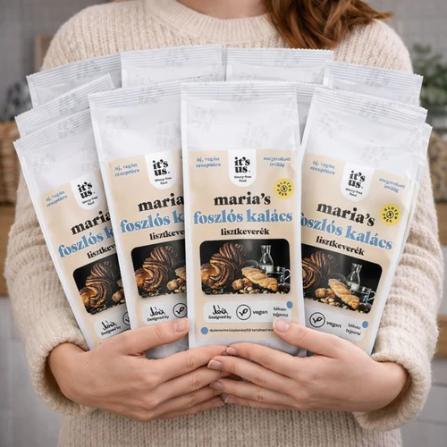 It's us MARIA'S Foszlós kalács sütemény lisztkeverék kínáló 12X500 g