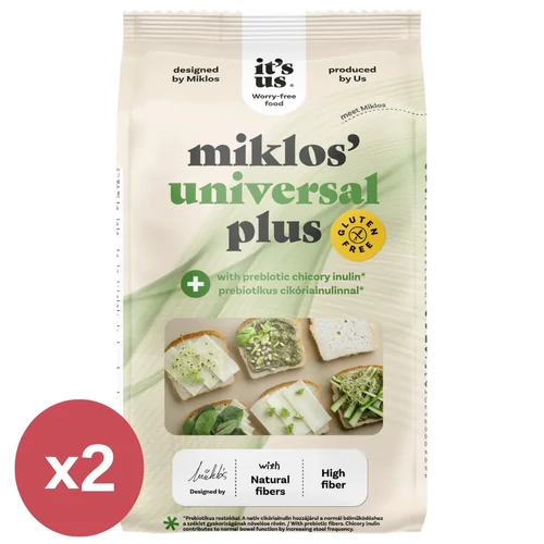 It’s us MIKLOS' Universal Mix Plus lisztkeverék DUO 2×1000 g