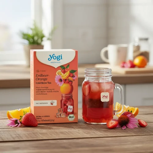 YOGI TEA BIO Epres-narancsos jeges tea DUO 32x1,8 g
