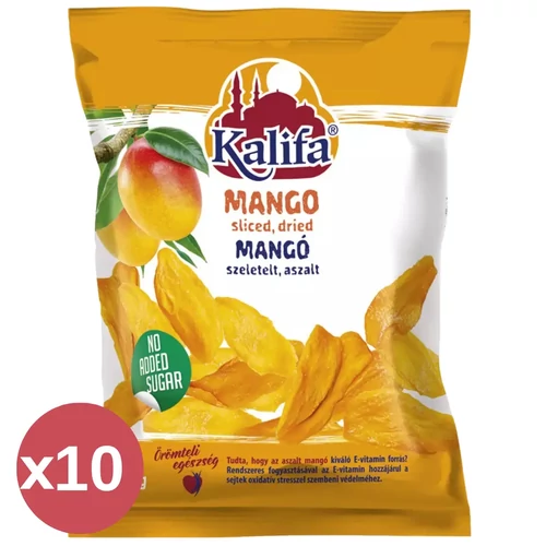 Kalifa aszalt mangó csomag 10×70 g szeletelt snack