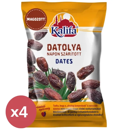 Kalifa Magozott Datolya csomag 4x500 g – természetes, rostban gazdag nassolnivaló