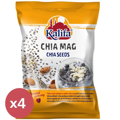 Kalifa chia mag csomag 4x200 g – omega-3 és rostban gazdag szuperélelmiszer