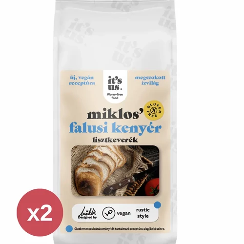 It's us MIKLOS' falusi kenyér gluténmentes lisztkeverék PKU-s 500g