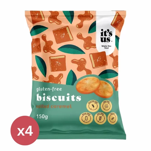 It's us Sós karamellás vegán keksz (gluténmentes) 150 g 