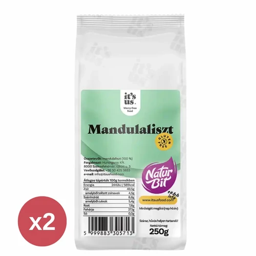It's us NATURBIT Mandulaliszt 250 g  - Reform Nagyker