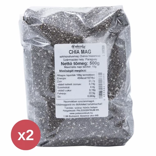 Paleolit Chia mag fekete 500 g   - Reform Nagyker