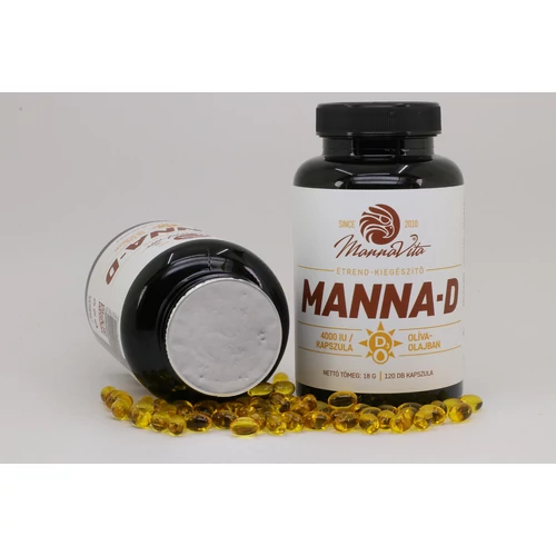 Mannavita Manna-D D3-vitamin oliva olajban 4000 NE, 120 db