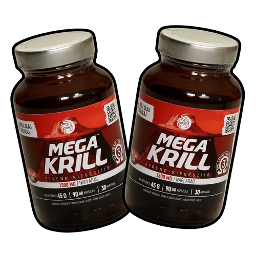 Mega Krill 1500 mg krill olaj + halolaj, 90 db - Reform Nagyker