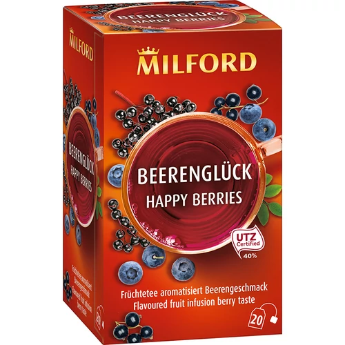 Milford Bogyósgyümölcs ízű gyümölcstea 20 db filter  - Reform Nagyker