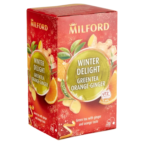 Milford Gyömbér-Citrom ízű gyógynövénytea 20 db filter - Reform Nagyker
