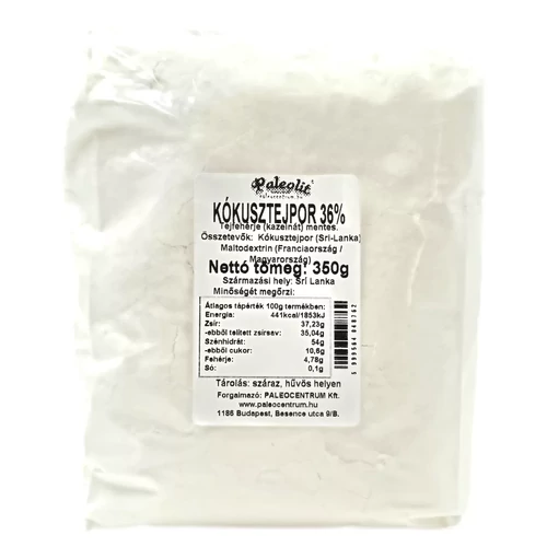 Paleolit Kókusztejpor (36% zsírtartalommal) 350 g