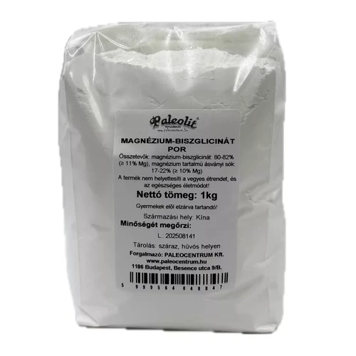 Paleolit Magnézium-biszglicinát por 1 kg