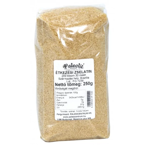 Paleolit étkezési marha zselatin 200 bloom 250 g csomagolásban, közepes gélerősségű zselésítő por konyhai felhasználásra
