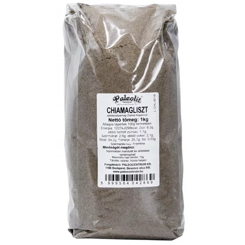 Paleolit Chia magliszt 1 kg csomagolás, paleo sütéshez és diétás sűrítéshez ajánlott magliszt.