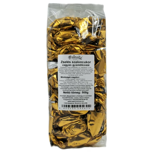 Paleolit zselés szaloncukor vegyes gyümölcsízű 500 g