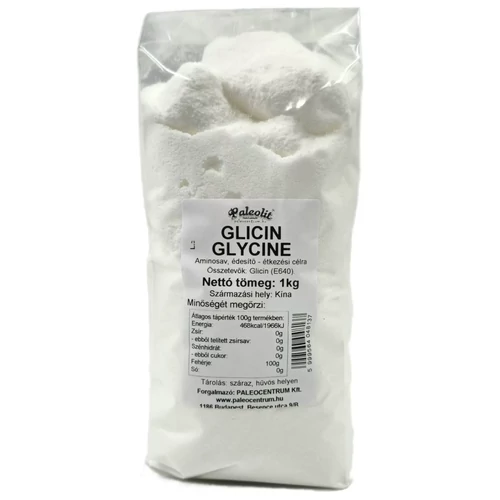 Paleolit Glicin – Glycine 1 kg – természetes aminosav az alvás, bőr és máj támogatásához