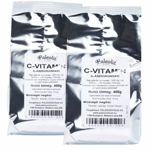 Paleolit Aszkorbinsav (C-vitamin) DUO 2X400 g