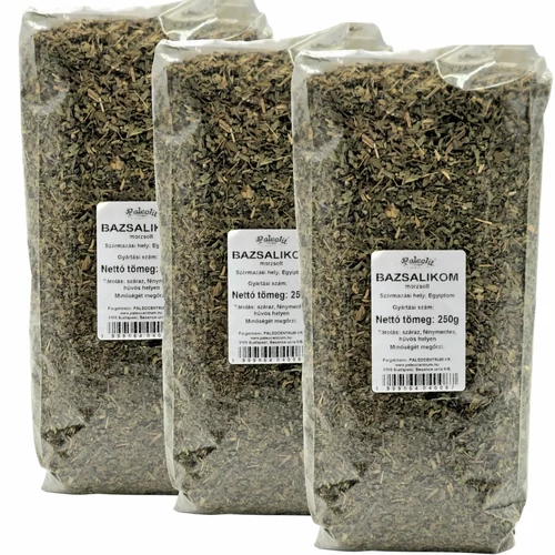 Paleolit Bazsalikom morzsolt TRIO 3X250 g