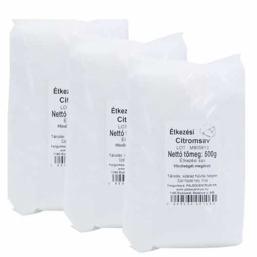Paleolit Citromsav étkezési TRIO 3X500 g