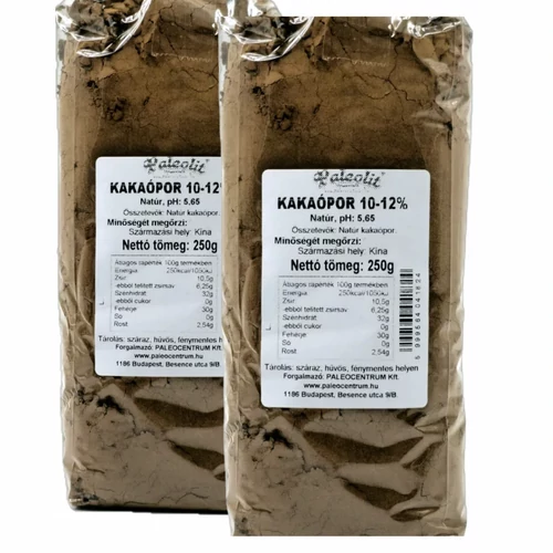 Paleolit Kakaópor 10-12% DUO 2X250 g 
