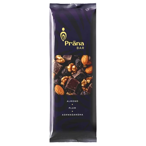 Prana mandulás-szilvás-diós szelet 35 g, magvas-gyümölcsös szelet természetes megjelenéssel