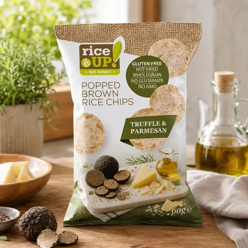 Rice Up! Chips Szarvasgombás-Parmezános 60 g