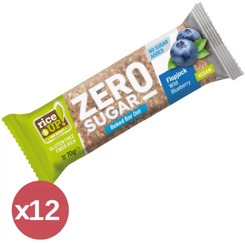 Rice UP! Zero Zabszelet áfonyával 12x70 g – gluténmentes, vegán, gyümölcsös, rostdús snack
