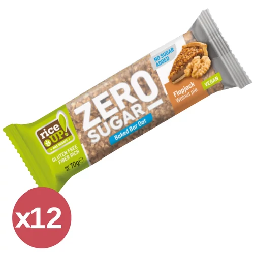Rice UP! Zero Zabszelet dióval 12x70 g – gluténmentes, vegán, rostdús snack dióval
