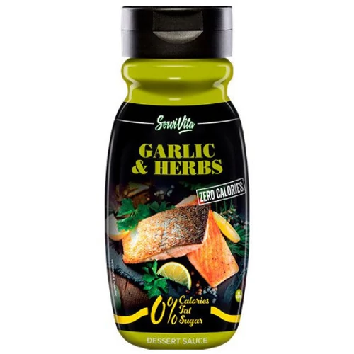 ServiVita Kalóriamentes Fokhagymás zöldfűszeres öntet 320 ml