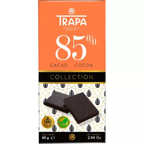 Trapa Collection 85% étcsokoládé tábla 85 g - Reform Nagyker