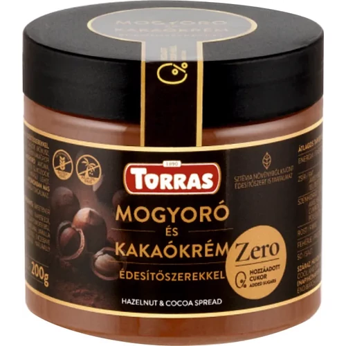 Torras mogyorókrém hozzáadott cukor nélkül 200 g - Natur Reform